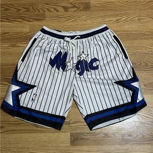Just Don Orlando Magic Shorts Sz XL